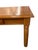 1990s Oak Parquet Top Writing Desk / Console Table With Turned Legs and Drawer For Sale - Image 6 of 12