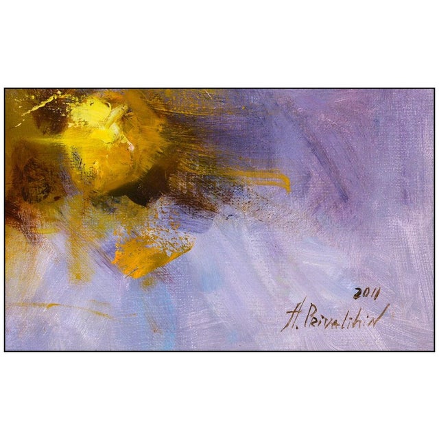 Expressionism Violets of Spring, Angelica Privalihin For Sale - Image 3 of 4
