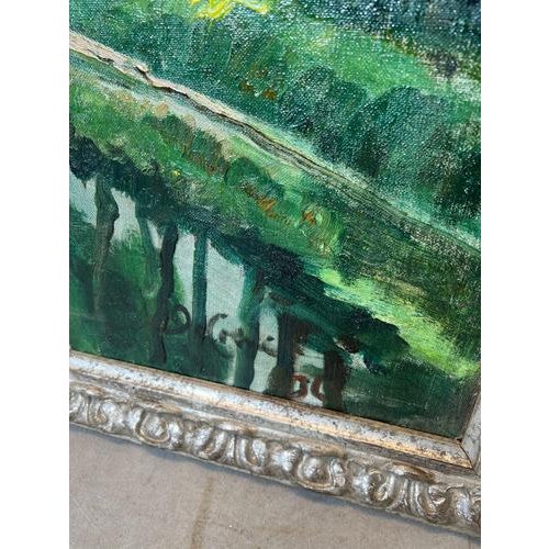 Joseph De Coene, De Leie bij Deurle, Oil Painting on Canvas For Sale - Image 7 of 8