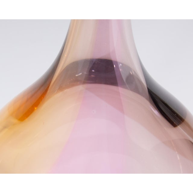 Late 20th Century “Fidji” Glass Vase by Kjell Engman for Kosta Boda For Sale - Image 5 of 8