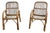 Bamboo Armchairs, 1970s, Set of 2 For Sale