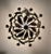 Floral Ceiling Light with White Flowers and Leaves, 1950s For Sale - Image 10 of 13