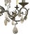 Late 20th Century Hand-Carved Rock Crystal and Wrought Iron Chandelier. u.s.a. Late 20th Century. For Sale - Image 5 of 5