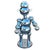 The 1970s chrome ball joint robot lamp by Torino Lamps is a striking, retro piece of functional art, combining futuristic...