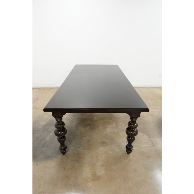 Turned Leg Extendable Dining Table For Sale - Image 15 of 16