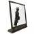 1970s Vintage Zinc Statue of a Flemish Lady Who is Window Shopping at UNIC Supermarket For Sale - Image 5 of 11