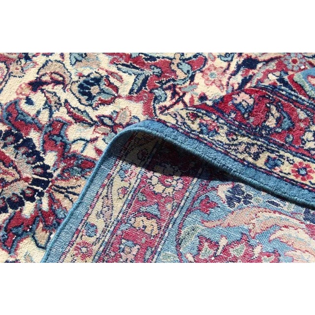 Traditional 1920s Antique Tehran Persian Rug - 8'5"x12'1" For Sale - Image 3 of 7