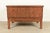 Antique Oak Arts & Crafts 5-Drawer Architect's Blueprint Flat File Cabinet, Newly Refinished For Sale - Image 14 of 15