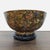 Vintage Satsuma "Thousand Flowers" (Millefleur) bowl on a rosewood stand likely from the Japanese Meiji period (late 19th...