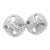 Damiani 18k White Gold 3.03 ct Diamond Earrings. Retail: $28,190., Pair For Sale