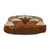 Vintage Patchwork Cushion with Diamond Pattern in Faux Leather, 1960s For Sale - Image 3 of 15