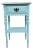 1950s Vintage Nightstand Painted Pale Blue For Sale