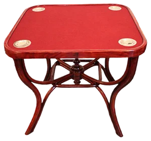 Art Nouveau No. 5 Game Table by Michael Thonet, 1900s