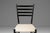 Set of Twelve (12) Mid-Century Italian Modern Bespoke Ebonized High-Back Dining Chairs in White Bouclé After Gio Ponti, Italy, C. 1960's For Sale - Image 13 of 17