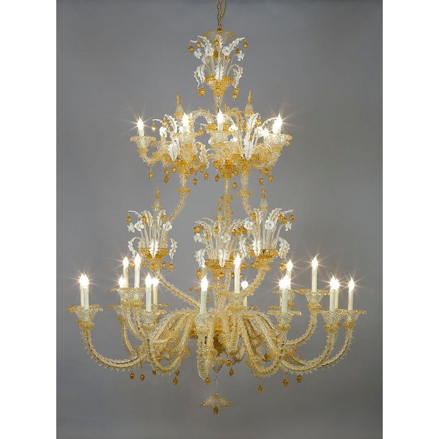 Murano Scenic Chandelier by Vetrarti For Sale - Image 4 of 4
