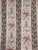 Textile Antique 1920s French Cotton Curtain Panel, Pink and Brown Stripe With Florals For Sale - Image 7 of 15
