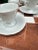 Up for consideration is a beautiful white ceramic detailed tea set. This would look lovely in your home and it is a great...