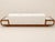 Gabriella Crespi 1970s Large Designer Sofa With Floating Side Tables, Split Pencil Reed For Sale - Image 4 of 13