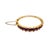 Late 19th Century Victorian 14k Gold Amethyst & Diamond Hinged Bangle Bracelet For Sale - Image 4 of 7
