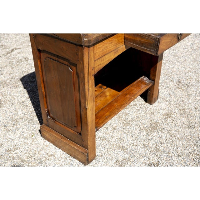 19th Century Antique French Fruitwood Washstand For Sale - Image 5 of 11