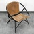 Mid-Century Modern Mid Century Danish Modern Side Chair Round Ole Attributed to Erik Jorgensen Tan Suede Black For Sale - Image 3 of 12