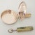 Curious pair: bottle opener and "silent butler" for table waste, crown caps etc. Typical design by Aldo Tura, combining...