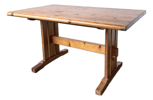 Vintage Dining Table in Pine, 1960s