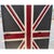 Metal Mid-Century 3-Bay Industrial Steel Lockers, Hand-Painted British Union Flag Motif For Sale - Image 7 of 12