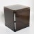 Black 1970s Set of Four Nesting Tables in Satin Black Metal & Smokey Gray For Sale - Image 8 of 13