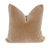 Contemporary Plush Tan Camel Down Filled Mohair Pillows - A Pair For Sale - Image 3 of 3