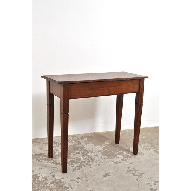 Antique Side Table in Oak, 1900s For Sale - Image 3 of 11