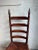 19th Century Set of 5 Antique Maple Ladder Back Rush Seat Side Chairs For Sale - Image 11 of 11