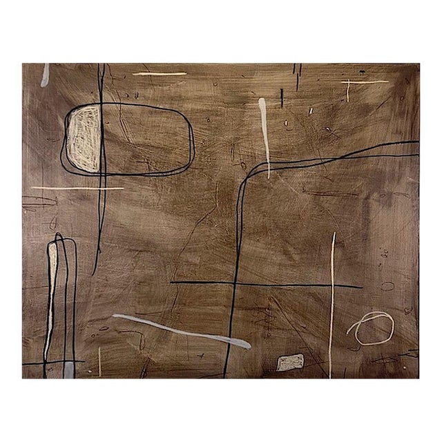 Dusk by Murray Duncan Mixed Media Abstract Geometric on Canvas For Sale