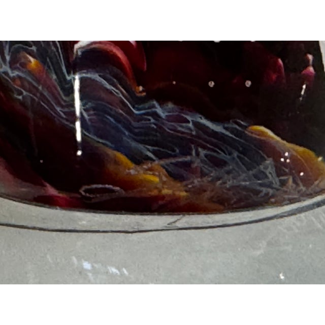 Abstract Original Infinity Art Glass / Scott Hartley "Threaded Aurora Embrace" For Sale - Image 3 of 4