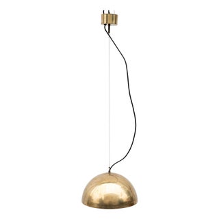 Vintage Italian Brass Pendant Light, 1960s For Sale