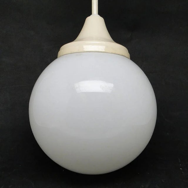 Metal New Look Style Pendant Lamp, Poland, 1980s For Sale - Image 7 of 8