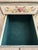 Hand-Painted Floral Jewelry Armoire Cabinet With Mirror & Storage For Sale - Image 4 of 10