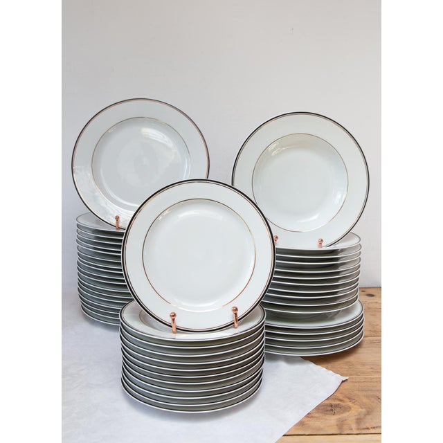 Ceramic Palmyre Porcelain Dinnerware Set, 1990s, Set of 55 For Sale - Image 7 of 15