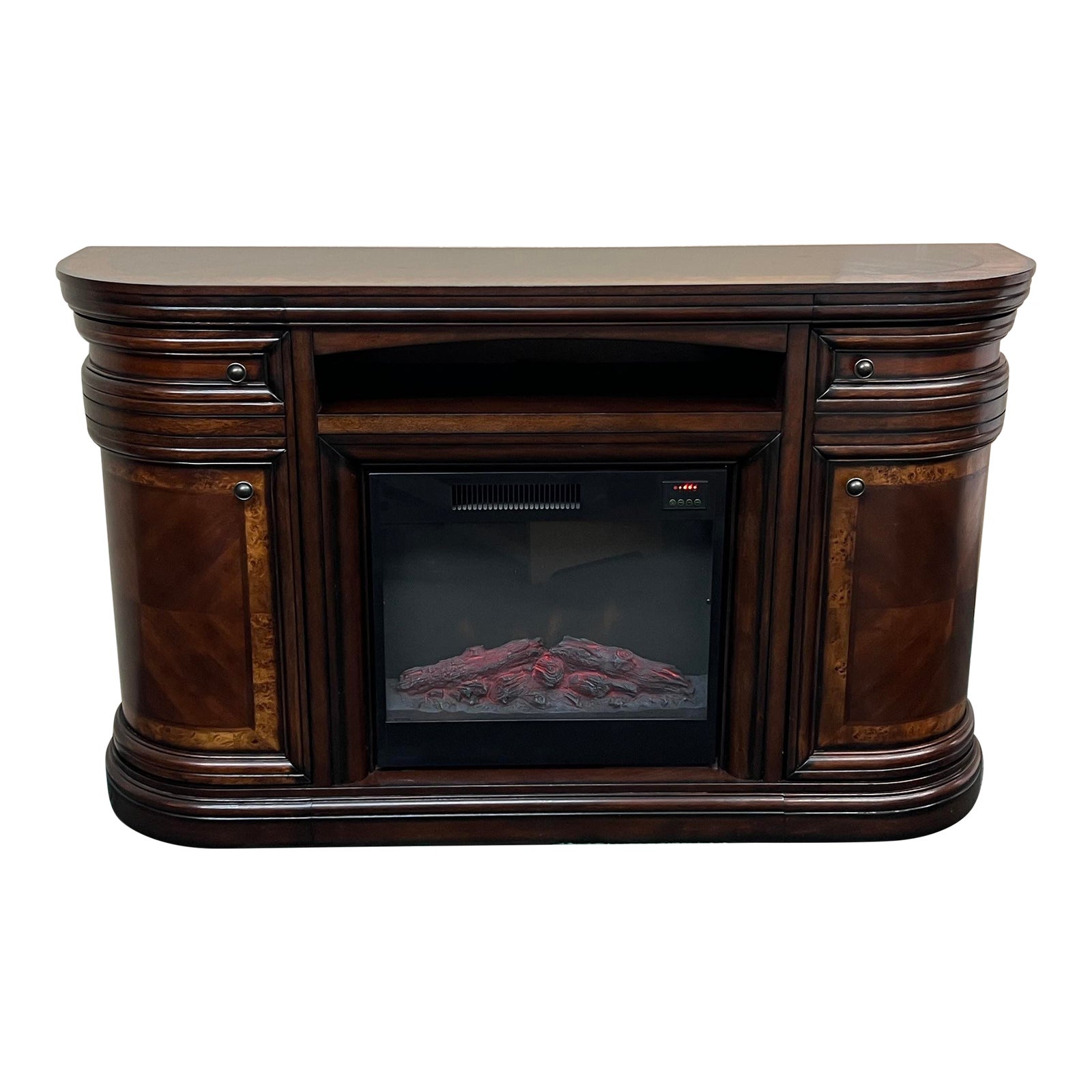 Great World Ltd. Electric Fireplace Media Stand Chairish
