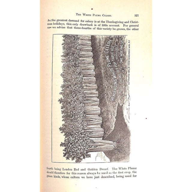 Paper "How the Farm Pays the Experiences of Forty Years of Successful Farming and Gardening" 1884 Crozier, William and Henderson, Peter For Sale - Image 7 of 12