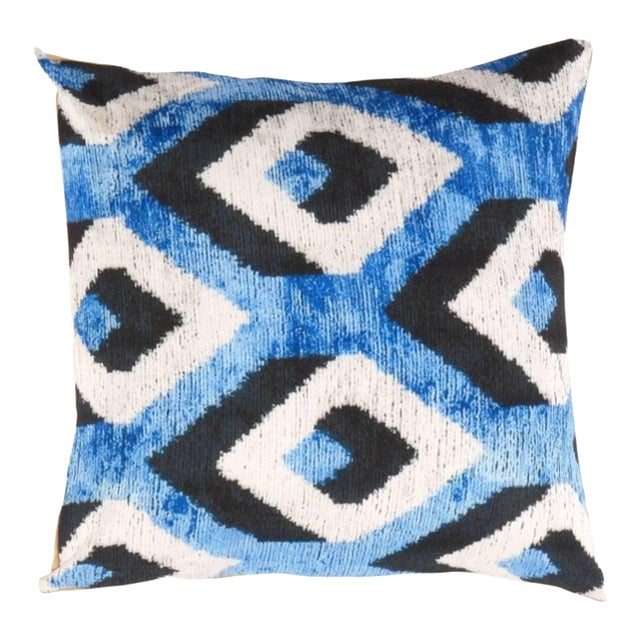 Pasargad DC Turkish Ikat Modern Design Pillow For Sale