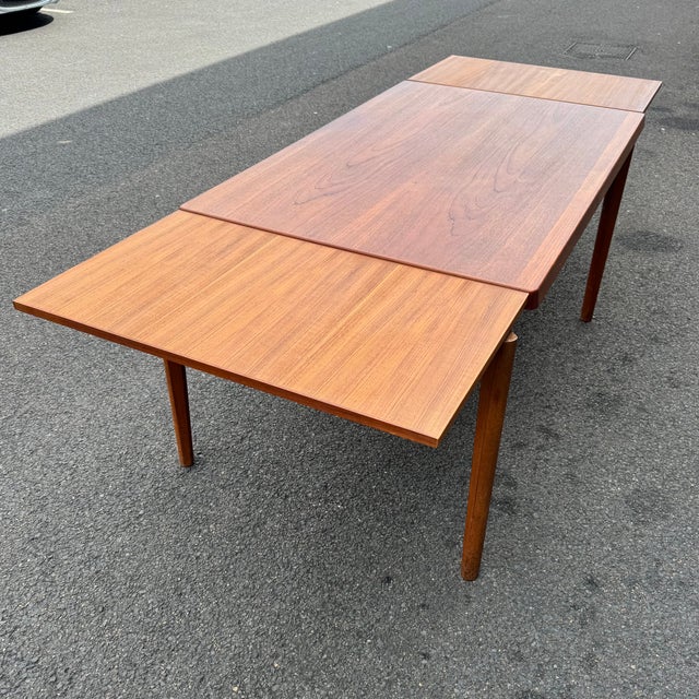 Table and Chairs by Henning Kjaernulf for Vejle Stole Og Møbelfabrik, 1960s, Set of 5 For Sale - Image 13 of 17