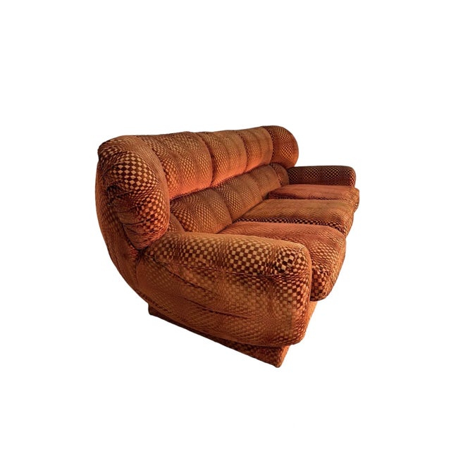 Discover unparalleled comfort and style with this Mid-Century Italian sofa from the 1960s. Though currently awaiting...