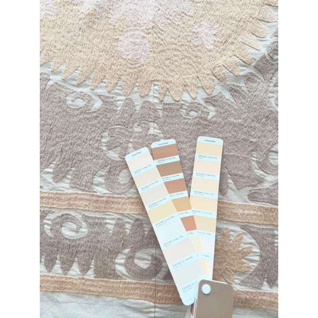 Textile 1970s Suzani Wall Hanging For Sale - Image 7 of 8