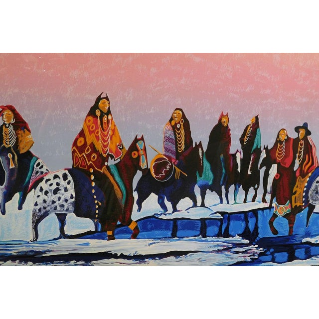 Indian Arl Biss Turn of the Century Indians With New Hats and Old Hats St II #55 For Sale - Image 3 of 10