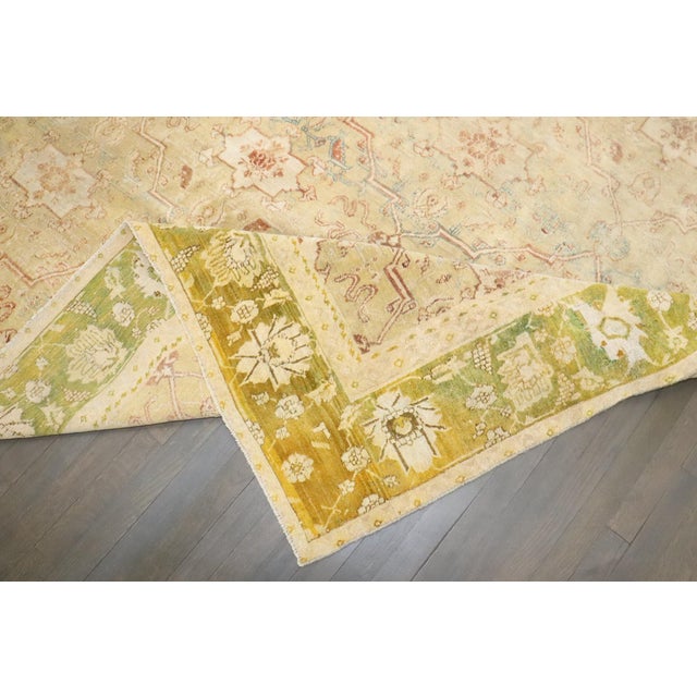 Traditional Square 19th Century Agra Carpet - 8'5" x 8'8" For Sale - Image 3 of 9