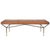 Uttermost Modern Leather Bench For Sale - Image 4 of 6