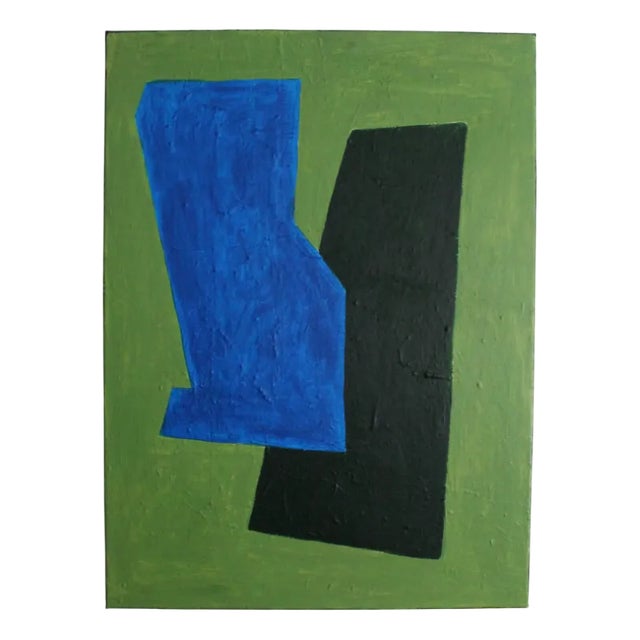 Bodasca, Blue Green, 2025, Canvas For Sale