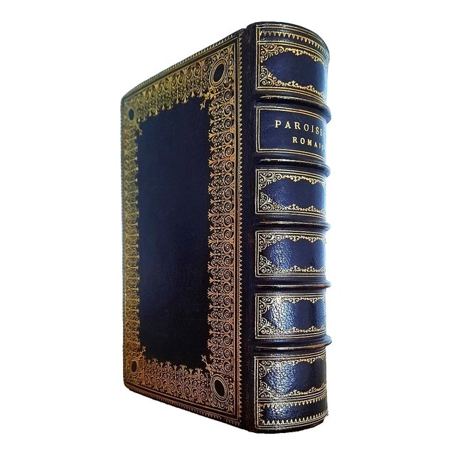 We are offering here an exquisite French Christian Catholic devotional book "Roman Parishioner lluminates" published 1860...