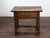 English 19th Century Walnut Table with Single Drawer and Column Shaped Legs For Sale In Atlanta - Image 6 of 12